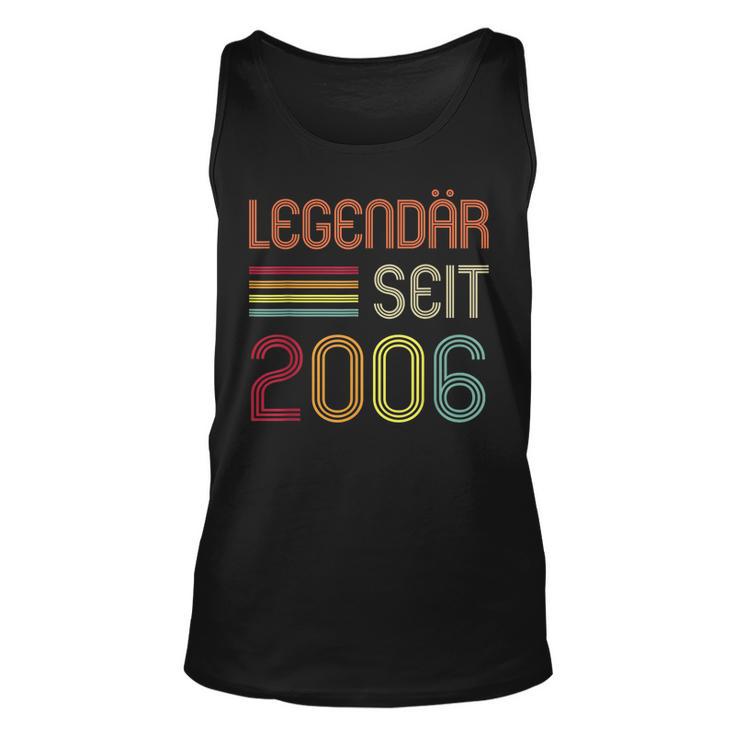 16 Geburtstag Legendär Seit 2006 Geschenk Tank Top