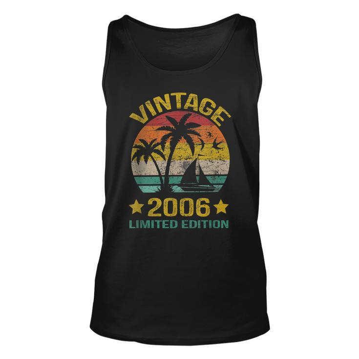 17 Years Old Vintage 2006 Limited Edition 17Th Birthday Gift  V2 Unisex Tank Top