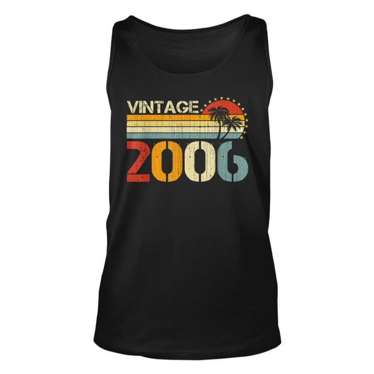 17Th Birthday Gifts Vintage 2006 Limited Edition 17 Year Old  Unisex Tank Top