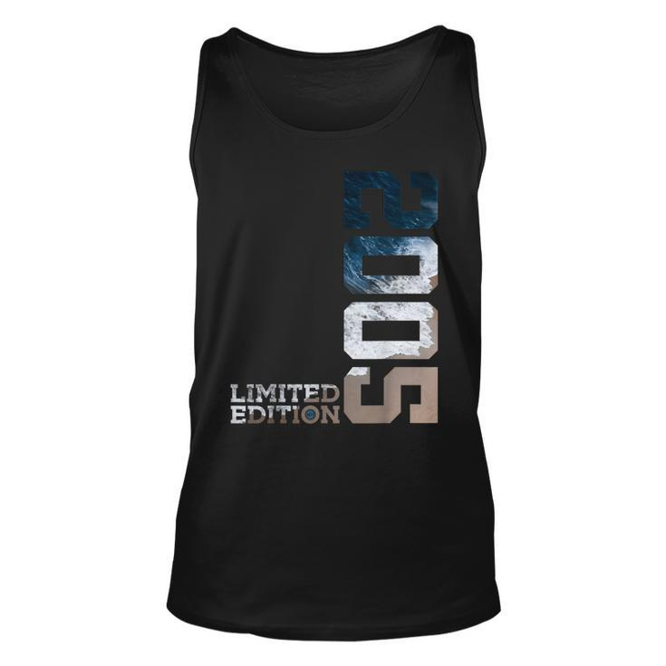 18 Years 18Th Birthday Limited Edition 2005  Unisex Tank Top