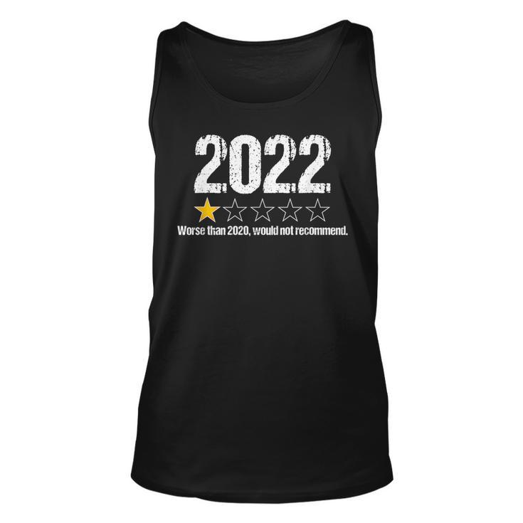 2022 Rating One Star Rating Very Bad Would Not Recommend  Unisex Tank Top