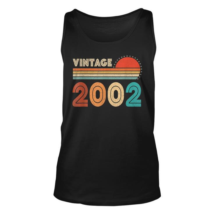 21 Year Old Vintage 2002 Limited Edition 21St Birthday Retro  Unisex Tank Top
