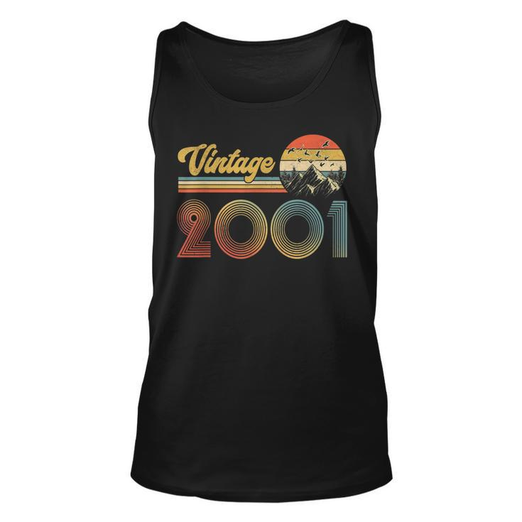 22 Year Old Gifts Vintage 2001 Limited Edition 22Nd Birthday V2 Unisex Tank Top