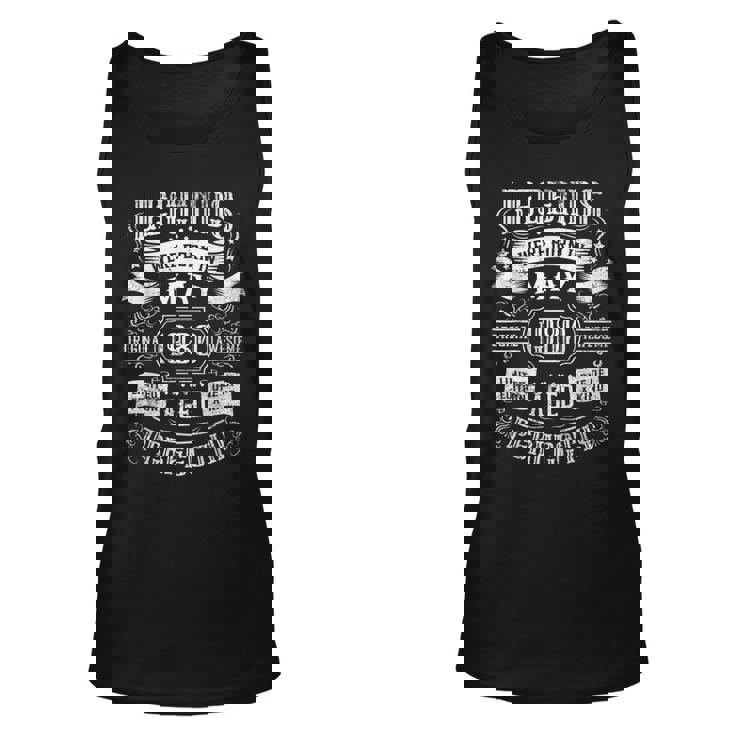 43Rd Birthday Legends Were Born In May 1980  Unisex Tank Top