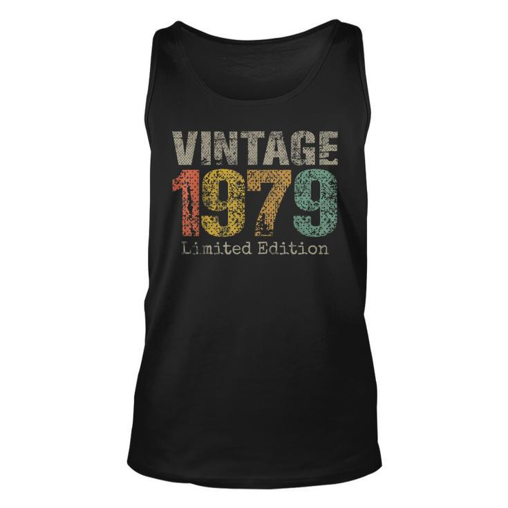 44 Year Old Vintage 1979 Limited Edition 44Th Birthday Tank Top