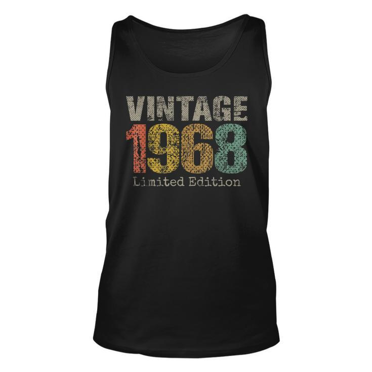 55 Year Old Vintage 1968 Limited Edition 55Th Birthday Tank Top