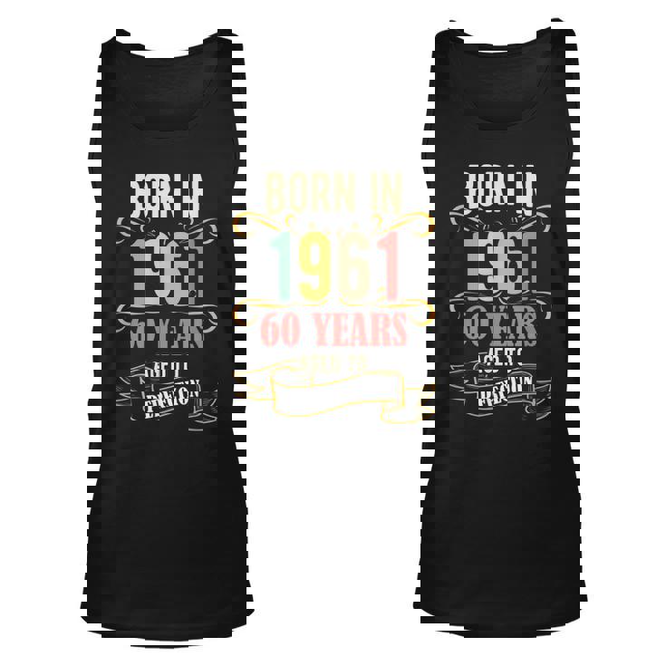 60 Geburtstag Männer 60 All Legends Are Born In März 1961 Tank Top