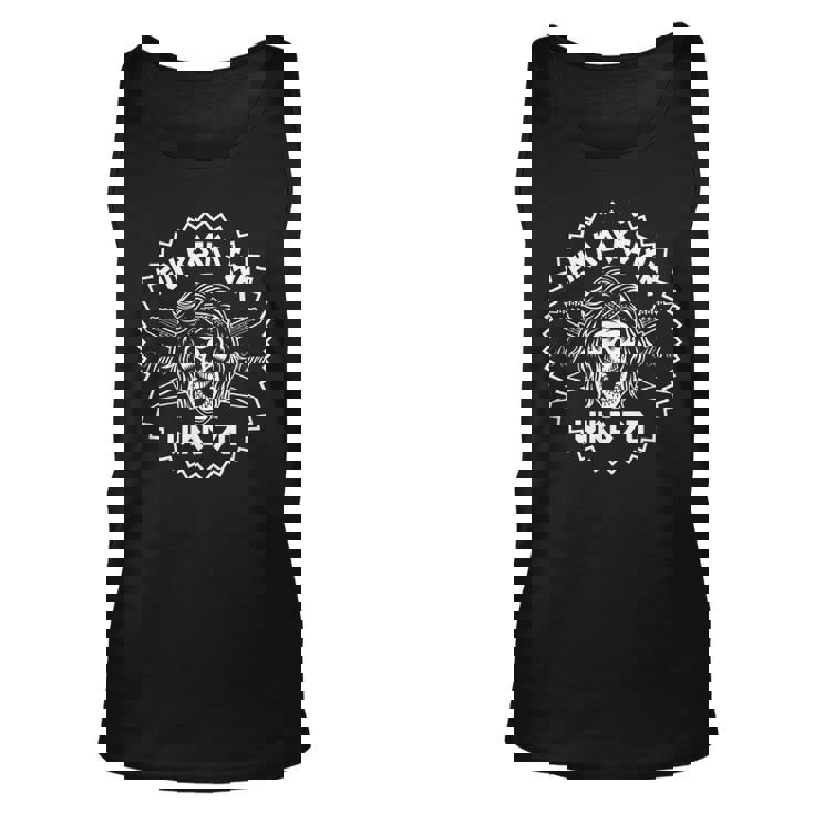 70. Geburtstag Unisex TankTop Herren, Heavy Metal Rockstar Gitarre Tee