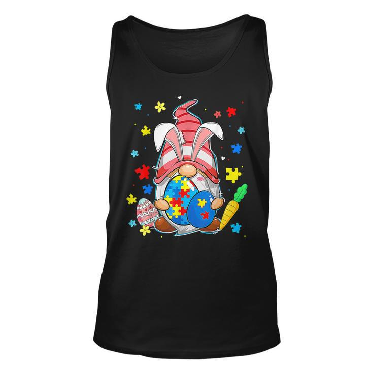 Accept Understand Love Gnome Easter Day Autism Awareness  Unisex Tank Top