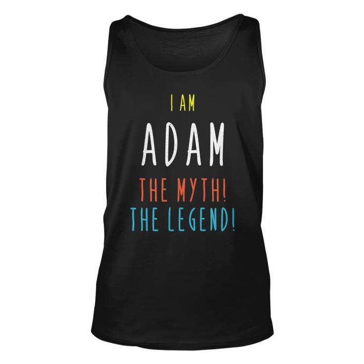 I Am Adam The Myth The Legend Lustiger Brauch Name Tank Top