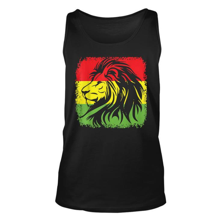 African American Lion Junenth Black History Month Mens  Unisex Tank Top