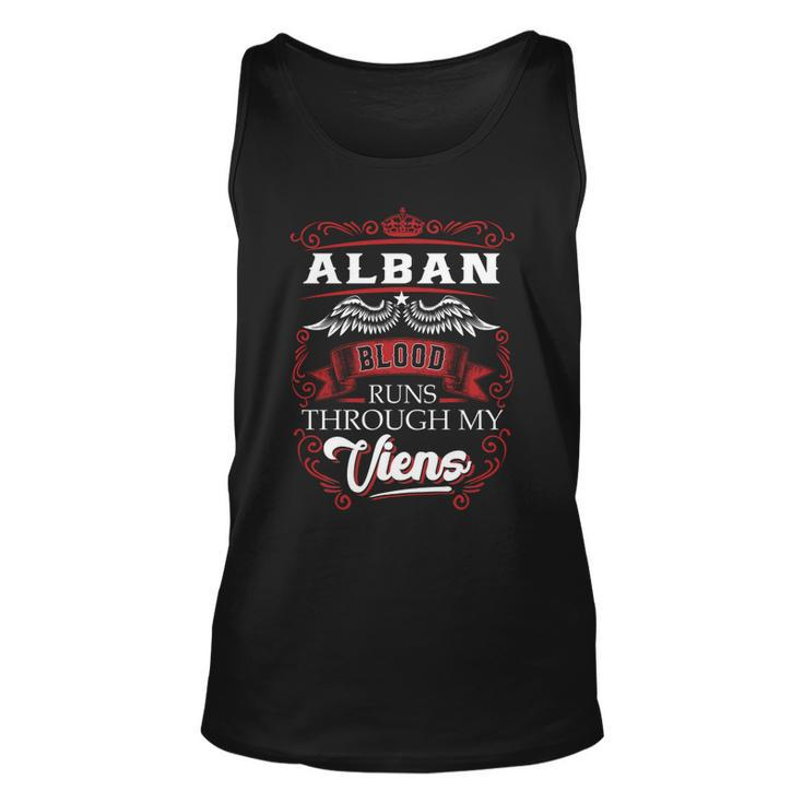 Alban Blood Runs Through My Veins  Unisex Tank Top