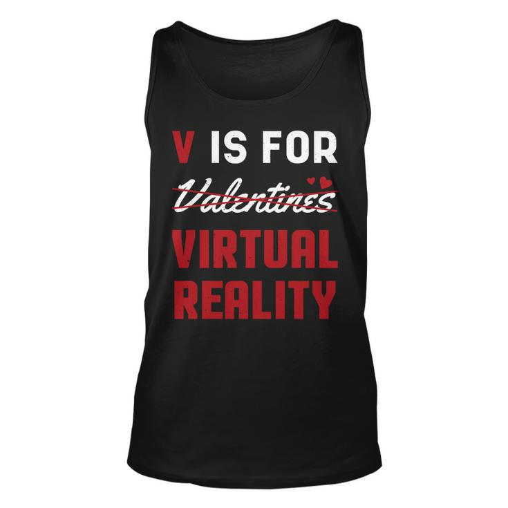 Alles Gute zum Valentinstag VR-Herz Unisex TankTop, Liebe Tee für Paare