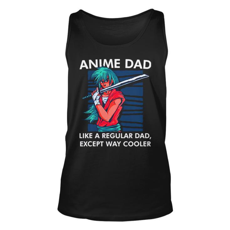 Anime Dad Cute Anime Guy Manga Art Lover Unisex Tank Top