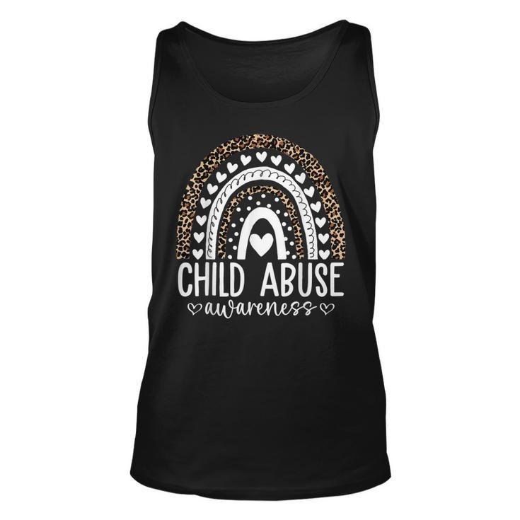 In April We Wear Blue Cool Child Abuse Prevention Awareness Tank Top