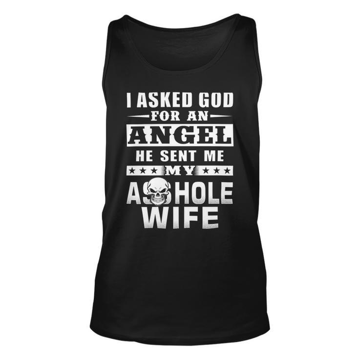 Ask God-Angel-Husband-2 - Mens Standard Unisex Tank Top