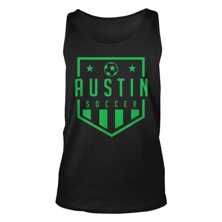 Austin Texas Soccer Apparel Futbol Jersey Kit Badge Match  Unisex Tank Top