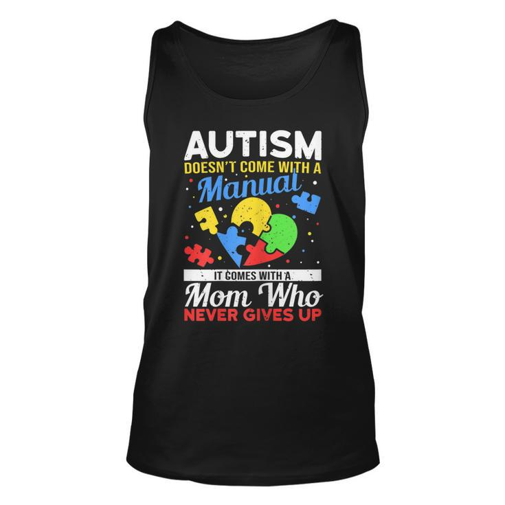 Womens Autism Mom For Autistic Girls Boys Autism Awareness Month Tank Top