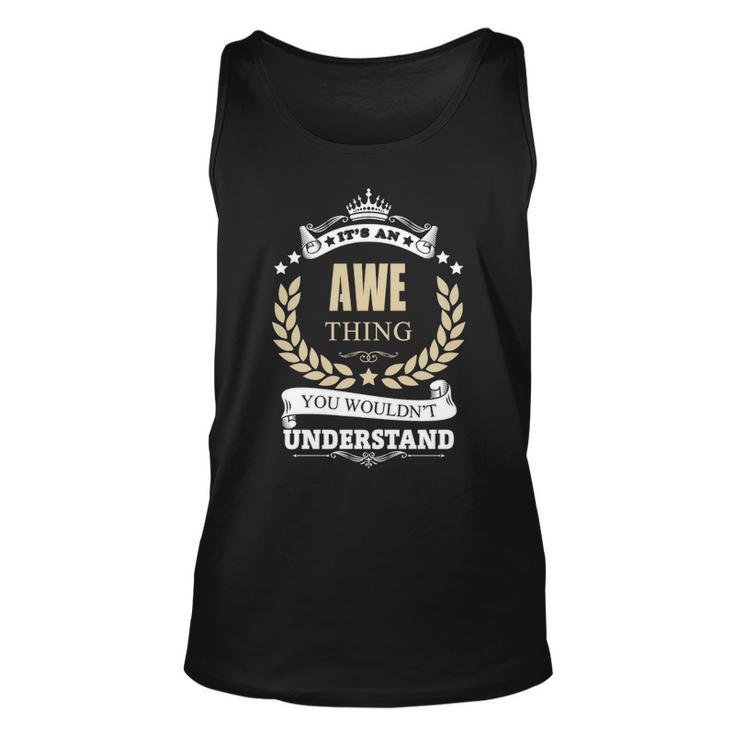 Awe  Personalized Name Gifts  Name Print S  With Name Awe  Unisex Tank Top