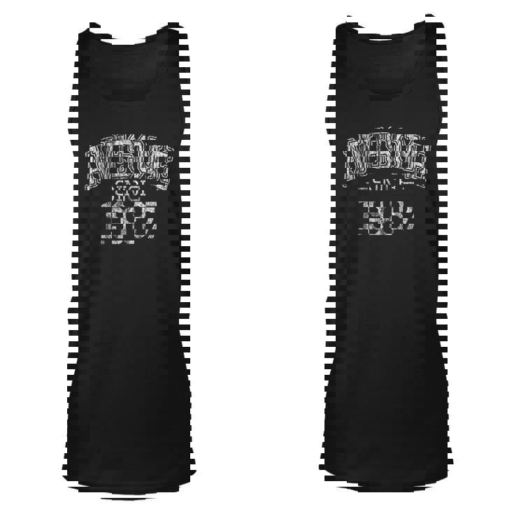 Awesome Since 1987 Vintage Style Born In 1987 Birthday Tank Top