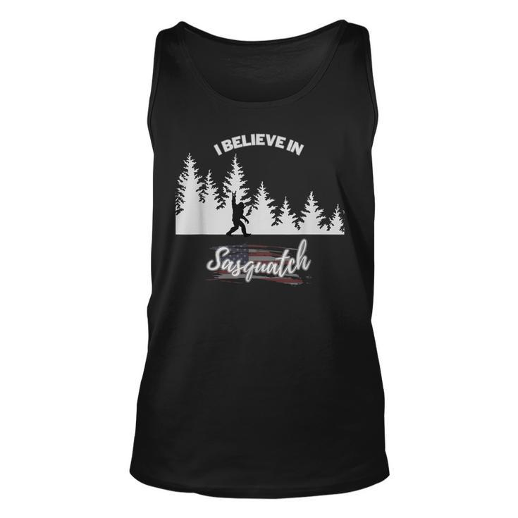 Awesome I Believe In Sasquatch- For Bigfoot Believers  Unisex Tank Top