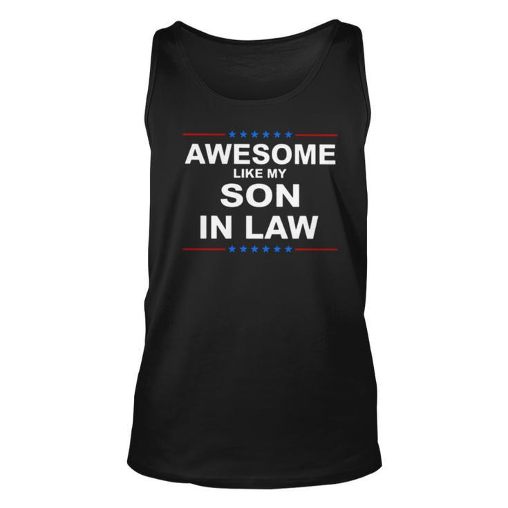 Awesome Like My Son In Law Star Unisex Tank Top