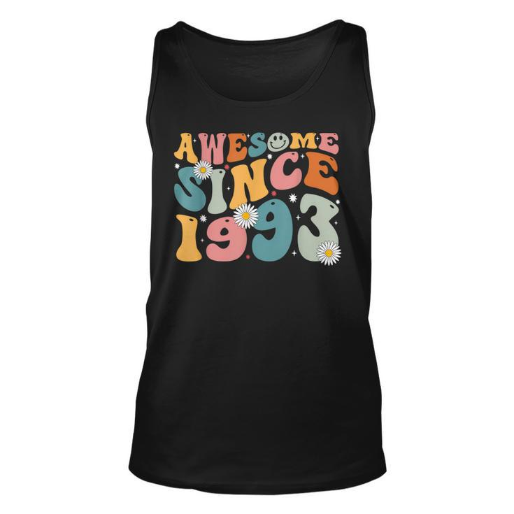 Awesome Since 1993 30Th Birthday Retro Gifts Born In 1993  Unisex Tank Top