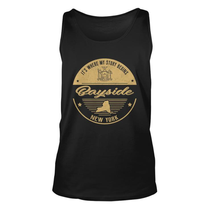 Bayside New York Its Where My Story Begins  Unisex Tank Top