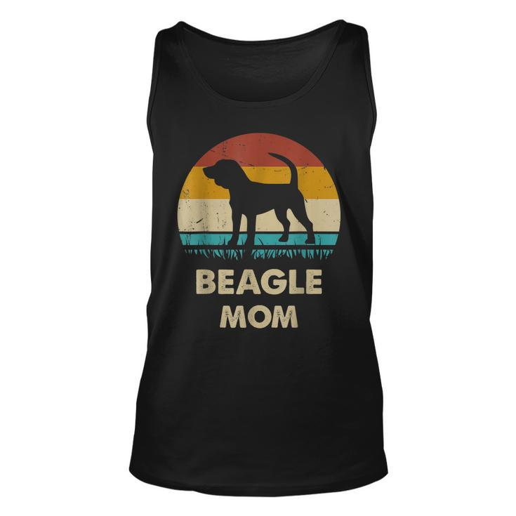 Beagle Mom Gift For Women Funny Beagle Dog Vintage  Unisex Tank Top