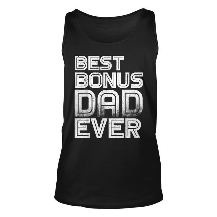 Best Bonus Dad Ever  Retro Fathers Gift Idea Gift For Mens Unisex Tank Top