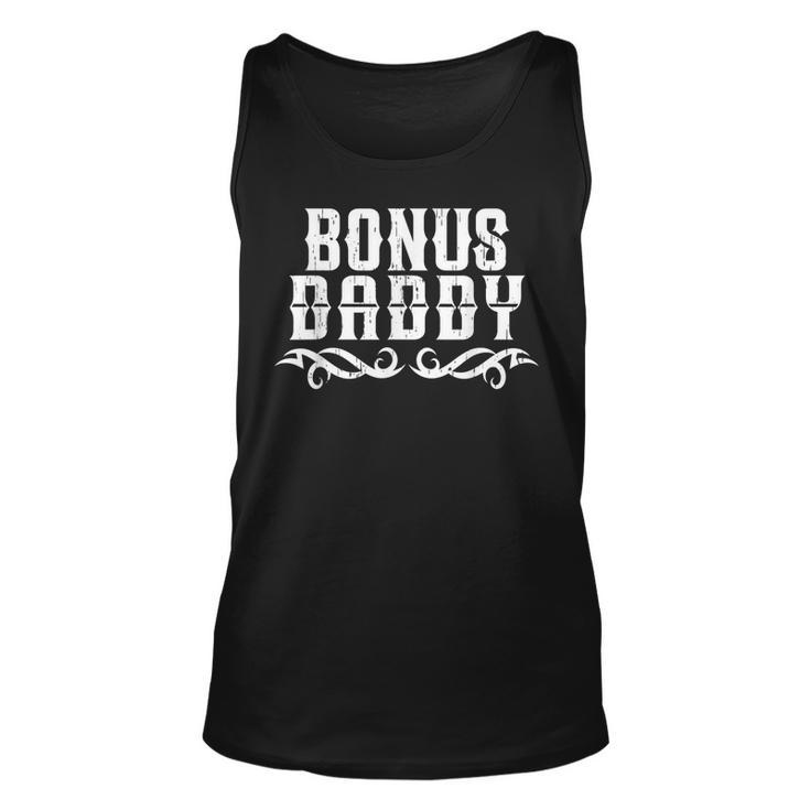 Best Bonus Dad Ever Stepfather Gifts Funny Son Stepdad Gift Unisex Tank Top