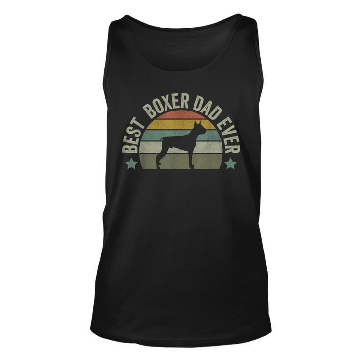 Best Boxer Dad Dog Owner Fathers Day Doggy Tank Top