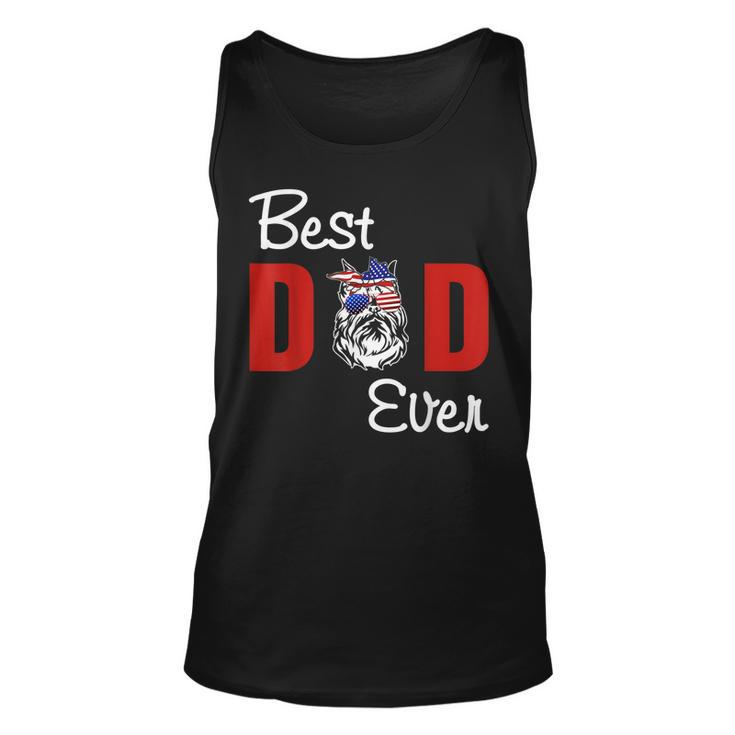 Best Brussels Griffon Dad Ever Dog  Fathers Day Gift Unisex Tank Top
