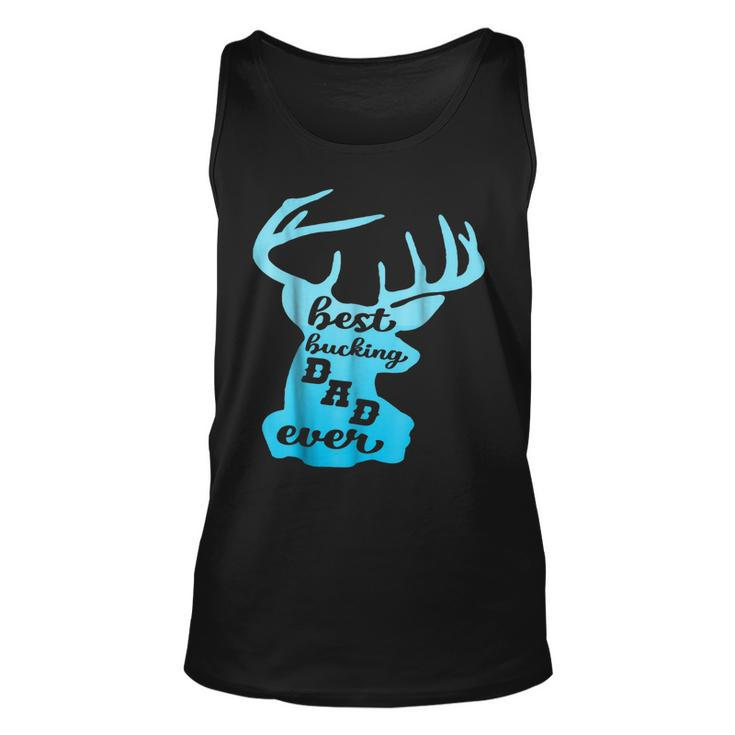 Best Bucking Dad Ever Papa Father Deer Silhouette Tank Top