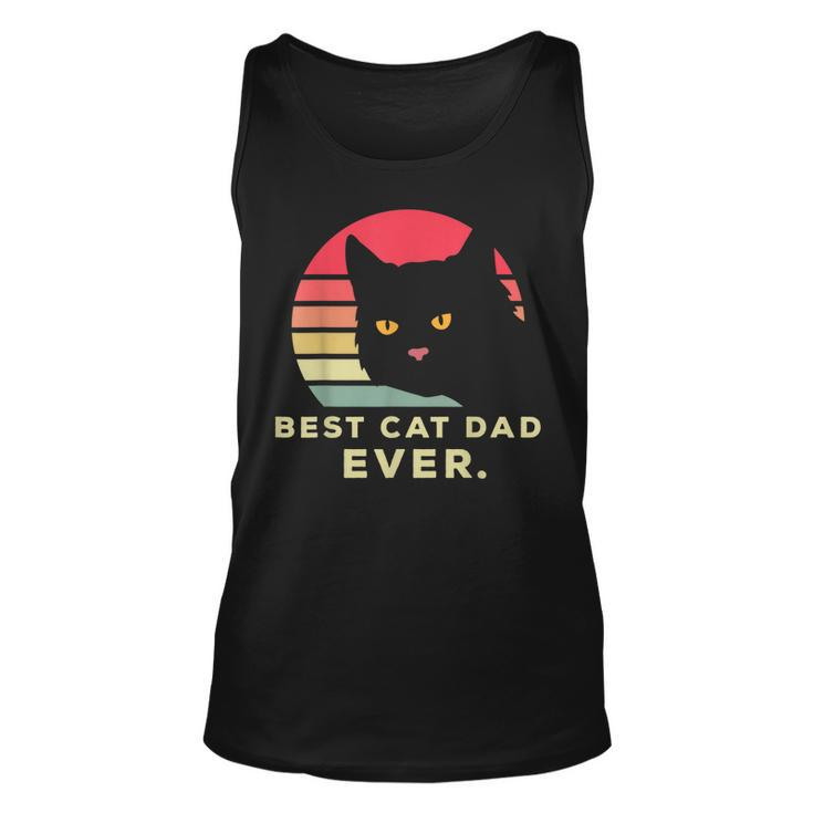 Best Cat Dad Ever Cat Enthusiast Animal Lover Father Tank Top