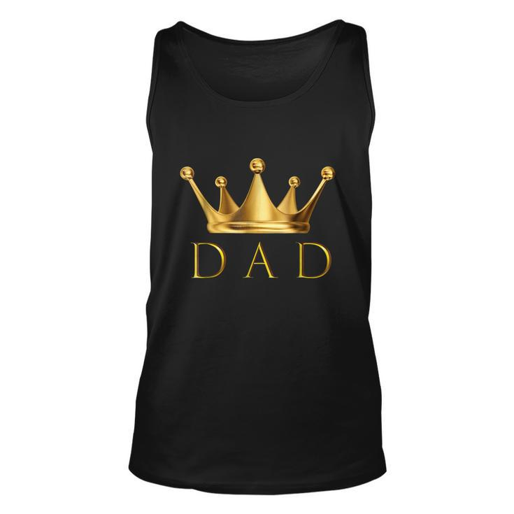 Best Dad  Dad Is King King Dad  Dad Gift For Mens Unisex Tank Top