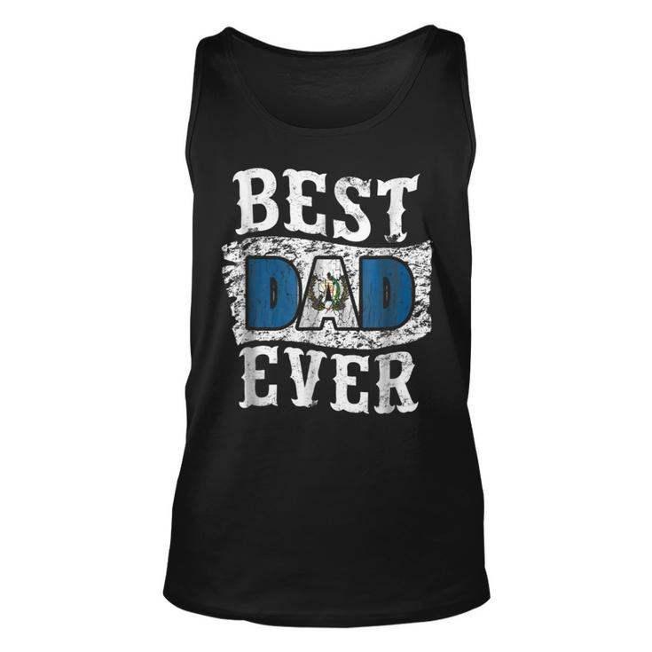 Best Dad Ever Fathers Day  Guatemala Flag Gift For Mens Unisex Tank Top