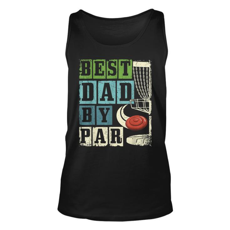 Best Dad By Par Disc Golf Player Flying Disc Golfer Tank Top