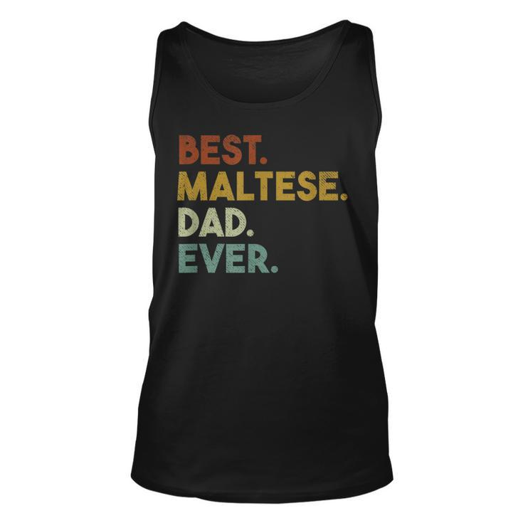 Best Maltese Dad Ever For Maltese Dog Lover Tank Top