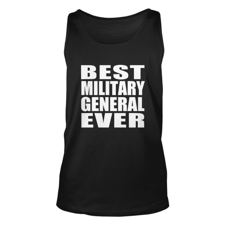Best Military General Ever Men Women Tank Top Graphic Print Unisex