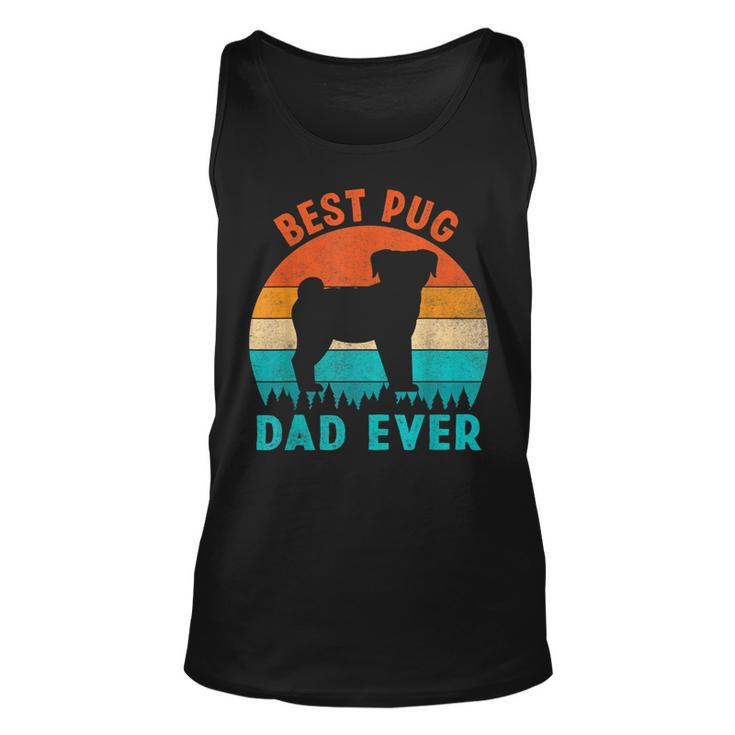 Best Pug Dad Ever Funny Gifts Dog Animal Lovers Walker Cute Unisex Tank Top