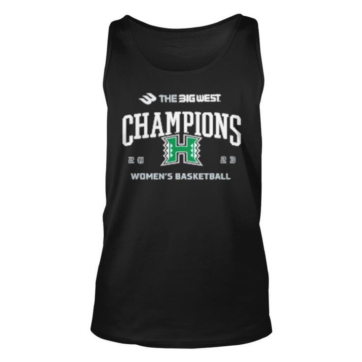 Big West Women’S Basketball Hawaii Champions Unisex Tank Top