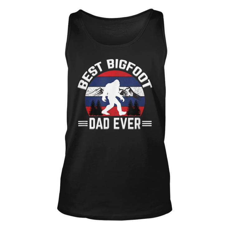 Bigfoot  For Men Best Bigfoot Dad Ever Unisex Tank Top