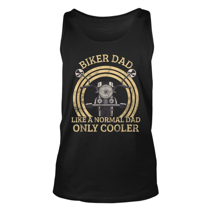 Biker Dad Motorcycle Dad Grandpa Fathers Day Tank Top