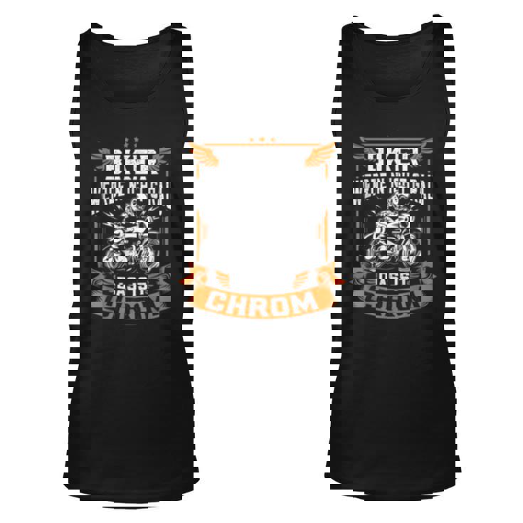 Biker Werden Nicht Grau Das Ist Chrom Motorrad Ironie Tank Top