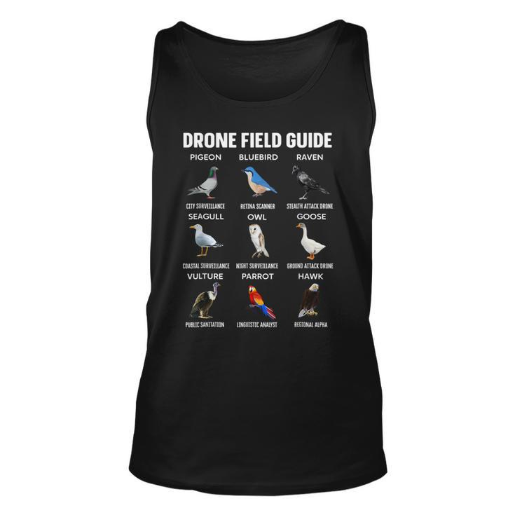 Birds Drone Field Guide They Aren’T Real  Unisex Tank Top
