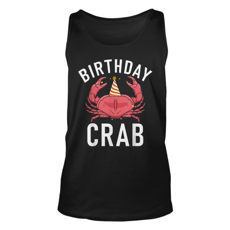 Birthday Crab Owner  Unisex Tank Top