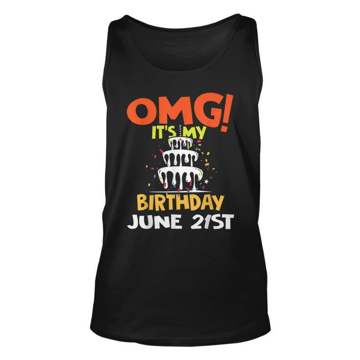 Birthday Gifts June 21St Birthday Funny Unisex Tank Top