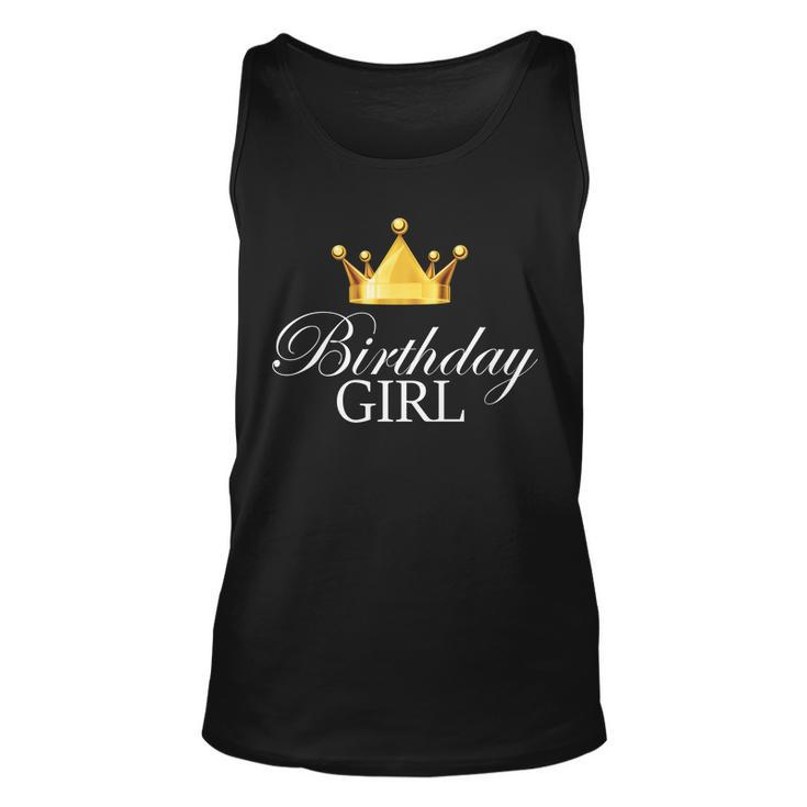 Birthday Girl Queen Crown Limited Edition Unisex Tank Top
