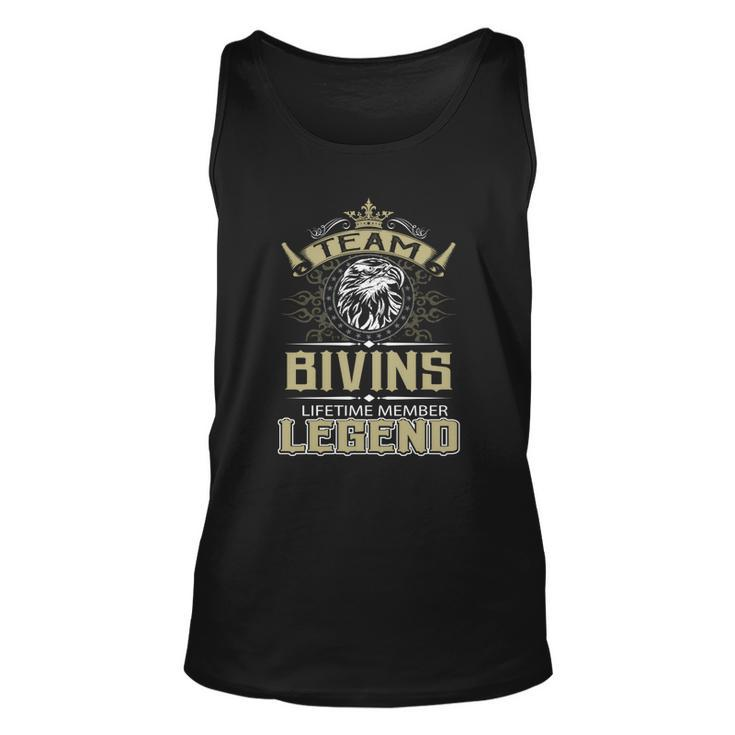 Bivins Name  - Bivins Eagle Lifetime Member Unisex Tank Top